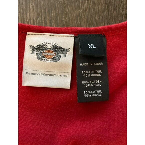 Harley-Davidson Ombre Braided Sides Tank Top Size XL - Picture 3 of 9